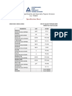 ITC Limited - Paperboards and Specialty Papers Division: Specification Sheet