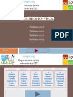 Discriminación Visual: Palabras Con D Palabras Con B Palabras Con P Palabras Con Q