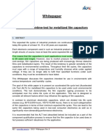 Whitepaper: Accelerated Lifetime-Test For Metallized Film Capacitors