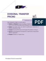 Chapter 9 Divisional Transfer Pricing