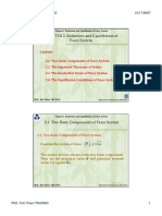 Chapter 2.: Reduction and Equilibrium of Force System