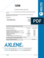 AXLENE 12RM - Datasheet