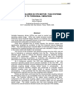 Coupling Failures in VFD Motor Fan: Torsional Vibration