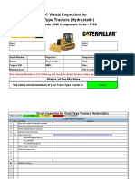 TA1 Visual Inspection Form Master - Track-Type Tractor (Hydrostatic)