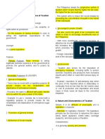 TAX1 - Midterm Reviewer: I. General Principles of Taxation A. Definition, Concept, and Purpose of Taxation