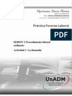 SESION 1 Procedimiento Laboral Ordinario Actividad 1. La Demanda