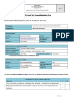 Rebeca Sisalima - Informe de Incorporacion