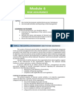 Module 6 - Risk Assurance