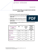 VIV PR Vivendi Q1 2022 Revenues