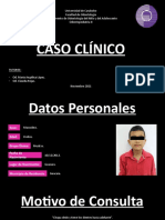 Caso Clínico, Maloclusión - Odontopediatría II