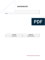 Serial Number POC