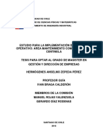 Estudio para La Implementación Del Modelo Operativo Área Mantenimiento