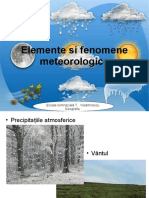 Presiunea Atmosferică, Vânturile, Precipitatiile