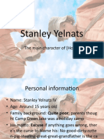 Stanley Yelnats: The Main Character of (Holes)