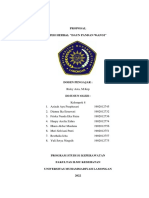 Kel. 8 Proposal Teh Daun Pandan