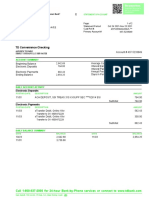 Simply Jordan TD Bank Statement Andrew Oct 2021