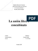 La Union Libre o Concubinato