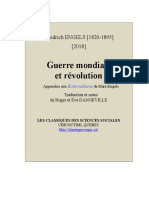 Engels Guerre Mondiale Et Revolution