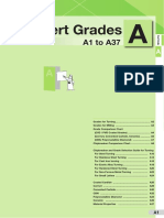 Insert Grades: A1 To A37