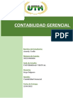 Ejercicios IV Contabilidad Gerencial Uth