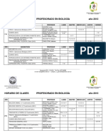 Hor 2013-Bio - Turno Tarde