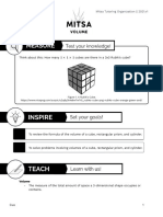 Math (6.8) Volume Mitsa Tutoring Organization - 2021.v1: Figure 1. A Rubik's Cube