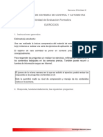 Integración de Sistemas de Control Y Automatas Actividad de Evaluación Formativa Ejercicios