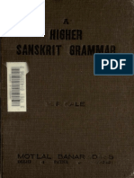 Kale Higher Sanskrit Grammar Color W - SW A Addendum