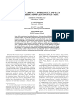 Gregory, Robert Wayne Et Al. - 'The Role of Artificial Intelligence and Data Network Effects For Creating User Value'