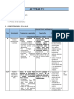 3° Grado - Actividad Del Dia 05 de Abril