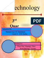 Biotechnology: Quar Ter