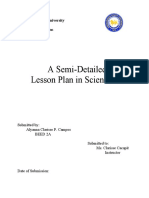 A Semi-Detailed Lesson Plan in Science VI: Sta Maria Campus Sta. Maria, Pangasinan