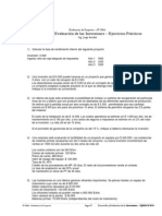 Metodos de Evaluacion de Proyectos Ejercicios