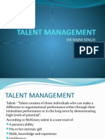 Talent Management: DR Rajni Singh