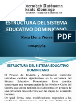 Estructura Del Sistema Educativo Dominicano