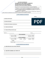 Formulario de Solicitud de Aval Ambiental