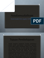 Assalamualaikum: Restu Kamila Dewi Agasty, S.PD., GR