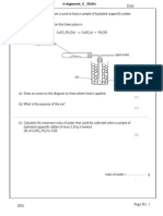 Assign - 6 - Chemical Formulae, Equations, Calculations 1 QP