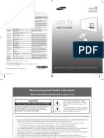 Led TV: User Manual