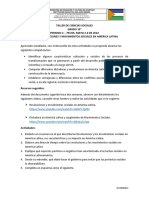 Taller 10° Revoluciones y Movimientos Sociales en América Latina