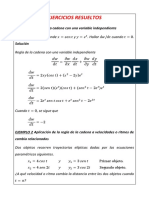 Regla de La Cadena - Derivacion Implicita - Ejercicios Resueltos