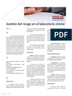 Gestión Del Riesgo en El LAb Clinico Articulo