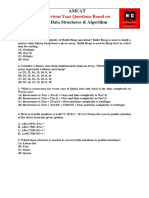 Amcat Data Structures and Algorithm Questions