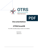 Documentation Otrsclonedb: The Otrs Clonedb Package. Version 6.0.10 Edition