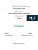 Trabajo... Empredimiento, Producción y Desarrollo Nacional - PRODUCCIÓN