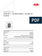 AF300-30-11 100-250V 50/60Hz / 100-250V DC Contactor: Product-Details