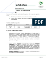 Control de Temporizador Objetivo Del Programa:: Ejercicio Feedback Nº1. Unidad Didáctica 6