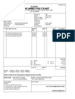 M/S Jai Ambey Poly Plast: GSTIN: 07AENPN7525G1Z7 GST Invoice