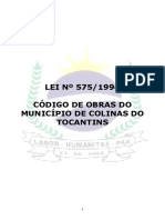 Codigo de Obras - Lei 575-94