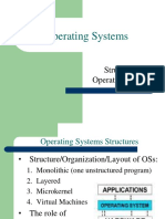 Structure of Operating Systems